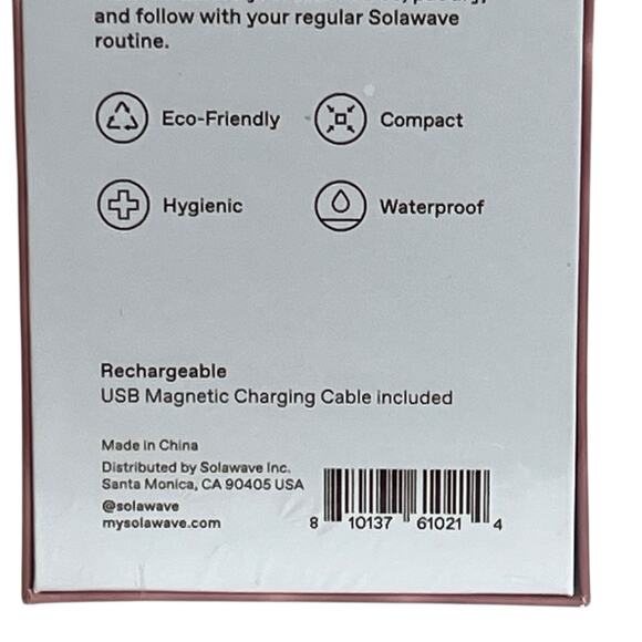 Solawave Brilliant Facial Sonic Cleansing Brush Exfoliate Massage Waterproof - Picture 5 of 6